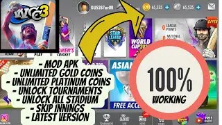 WCC3 [World Cricket Championship] Mod Apk [V2.6.1] 100% Working {Latest Version}