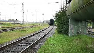 Die K&ouml;f2 dr&uuml;ckt den Bn-Wagen auf das BLV Gel&auml;nde. 17.September 2022