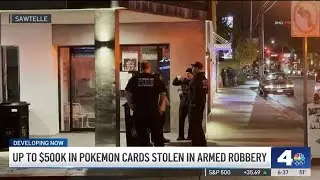 Up to $500K in Pokemon cards stolen in armed robbery in LA