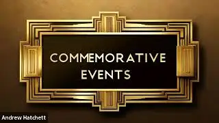 COMMEMORATIVE EVENTS MAY 19