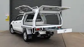 Ford Ranger Aluminium Canopy - Fleet Trades