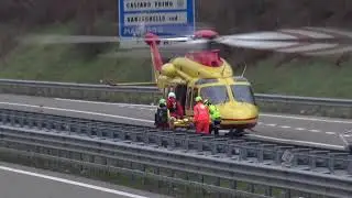 Castano Primo Incidente SS 336 A 8 Boffalora Malpensa tratto Vanzaghello castano Nord 28 11 2017