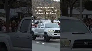 #protest #santana ##highschool #students #library #closing