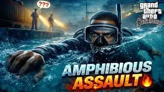GTA San Andreas Amphibious Assault Mission &ndash; The Most Hated Stealth Mission | Full HD Part 52