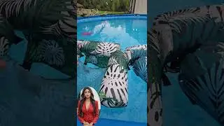 LINK in my bio for products! 💕 Summer&rsquo;s Best Pool Loungers #shorts #ytshorts #amazonfinds
