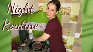 ASMR| Washing dishes, no commentary, night routine, eye contact 😊