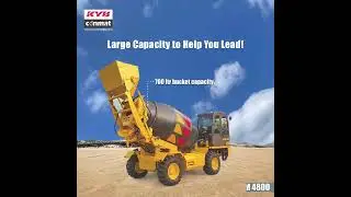 Boost Your Construction Efficiency with the CSLM 4800 Self-Loading Mixer!