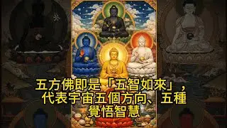 一口氣看完五方佛代表的宇宙五個方向和五種覺悟智慧 | 看完能將貪嗔癡與無明煩惱轉化成智慧、慈悲和成就