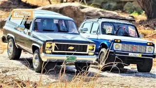 RC Car K5 Blazer & Lada Niva One Spring Day Drive