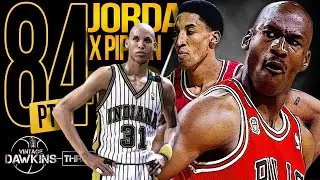 Michael Jordan x Scottie Pippen Duo Combine For 84 Pts vs Pacers | MJ With 44, Pip With 40!