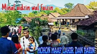 Masih terasa seperti th 80an,Suasana Hari raya di Kampung terpencil Pelosok Wonogiri