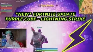 Fortnite purple cube moving lightning *new* ✅👍