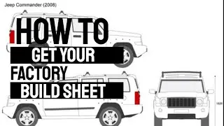 How to get your factory build sheet for Jeep / Fiat / Chrysler