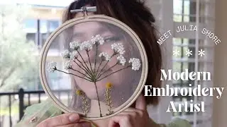 Mindful creator: meet modern embroidery artist Julia Shore | Natural Minimalism