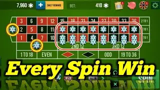 EVERY SPIN WIN 🌹|| Roulette Strategy To Win || Roulette Tricks