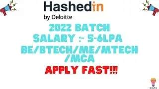 Hashedin By Deloitte Hiring 2022 BATCH | BE | BTECH | ME | MTECH | MCA 5-6 LPA