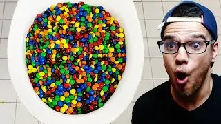 EXPERIMENT: Will it Flush? - M&M's