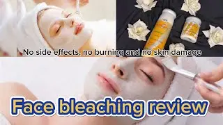 Best Face Bleach || Honest Review || skincare #skincare #facebleach #video
