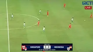 🔴 Live timnas Indonesia vs Singapura AFF SUZUKI cup 2020.
