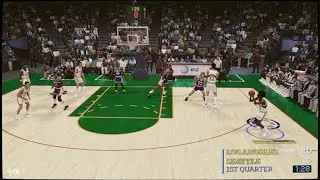 Seattle SuperSonics vs Portland Trailblazers 1984-85