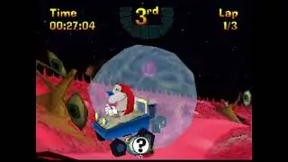 Nicktoons Racing: Somehow Beating The Race Madness Track While Humiliating Stimpy Last Second