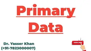 Primary Data