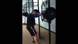 Behind the Neck Push Press- 385 lbs
