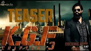 KGF CHAPTER 3 | Yash | Raveena Tandon | Prakash Raj | #kgf3 #ELDorado #india