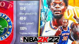NBA 2K22 - 40 victoires 0 d&eacute;faite ?! A condition de cr&eacute;er l'exploit avec les Knicks...