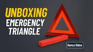 Emergency Triangle and Car Rear Trunk Storage Bag | Unboxing