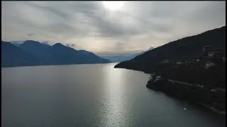 Cremia Lake Como Italy - Video Drone DJI 4k mini
