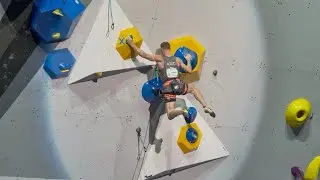 Jakob Schubert Climbs In The IFSC Climbing World Championships Seoul 2025 Lead Finals