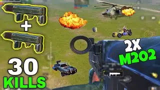M202 Pro 2x Destroyed Full Helicopter Squads in Payload 2.0 | PUBG MOBILE