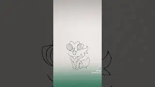 How to draw Sprigatito in one line. #art #foryou #pokemon #tutorial #drawing #fypシ #youtubeshorts