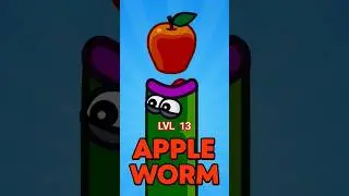 Apple worm. Lvl 13 #appleworm #games #gaming #funny #gameplay
