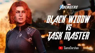MARVEL AVENGERS: Black Widow Vs Task Master - Full Fight scene