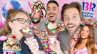 Tasting the SYDNEY SWEENEY BASKIN ROBBINS Collab!!