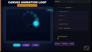 Build a Canvas Animation Loop Using requestAnimationFrame and Vanilla JavaScript
