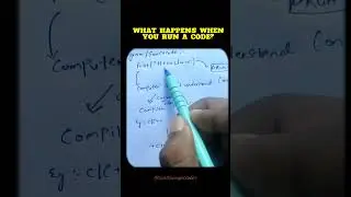 What actually happens when you run a code in telugu