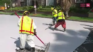Los Angeles tests cooling pavement paint to beat the heat