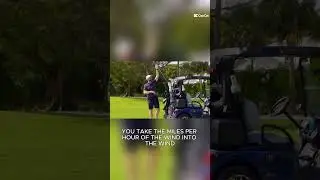 Rick Shiels gets taught a lesson on wind #golf #shortstiktok