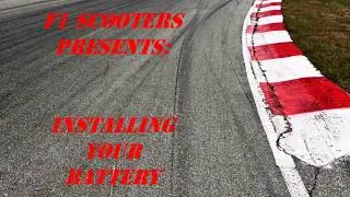 F1 Scooters Presents: GY6 50cc-150cc Scooter Battery Install Video