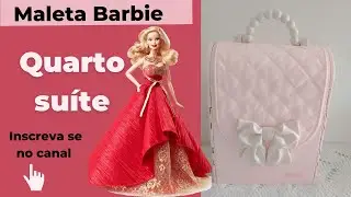 Maleta antiga quarto su&iacute;te da Barbie
