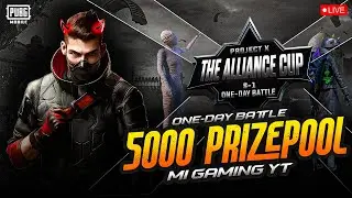 [URDU] • PUBG Mobile Project X – The Alliance Cup | 5,000 PKR | One-Day Battle #pubgmobile #esports