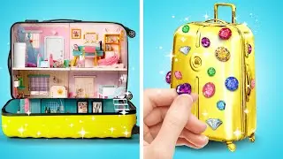 Luxurious Miniature Doll Dreamhouse 💍 Best Doll Crafts Ideas