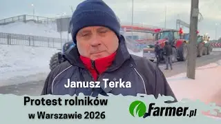 Protest rolników w Warszawie - 9.01.2026 - Janusz Terka | Farmer.pl