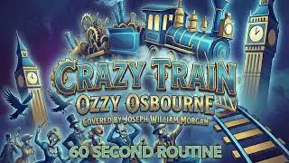 Crazy Train by Ozzy Osbourne Joseph William Morgan Cover   - 60 Second Gymnastics Routine Music