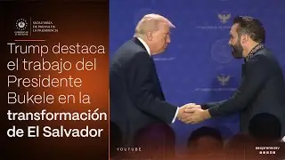 Trump reconoce a Bukele como gran aliado y destaca su trabajo en la transformación de El Salvador