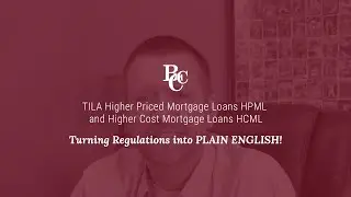 TILA Higher Priced Mortgage Loans HPML and Higher Cost Mortgage Loans HCML