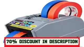 #SucceBuy ZCUT-9 Automatic Tape Cutting Machine Paper Slitting Dispenser 6-60mm Adhesive Electric T
